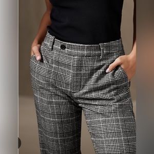 Brand NWT, Banana Republic Wool Plaid Pants, Size 4